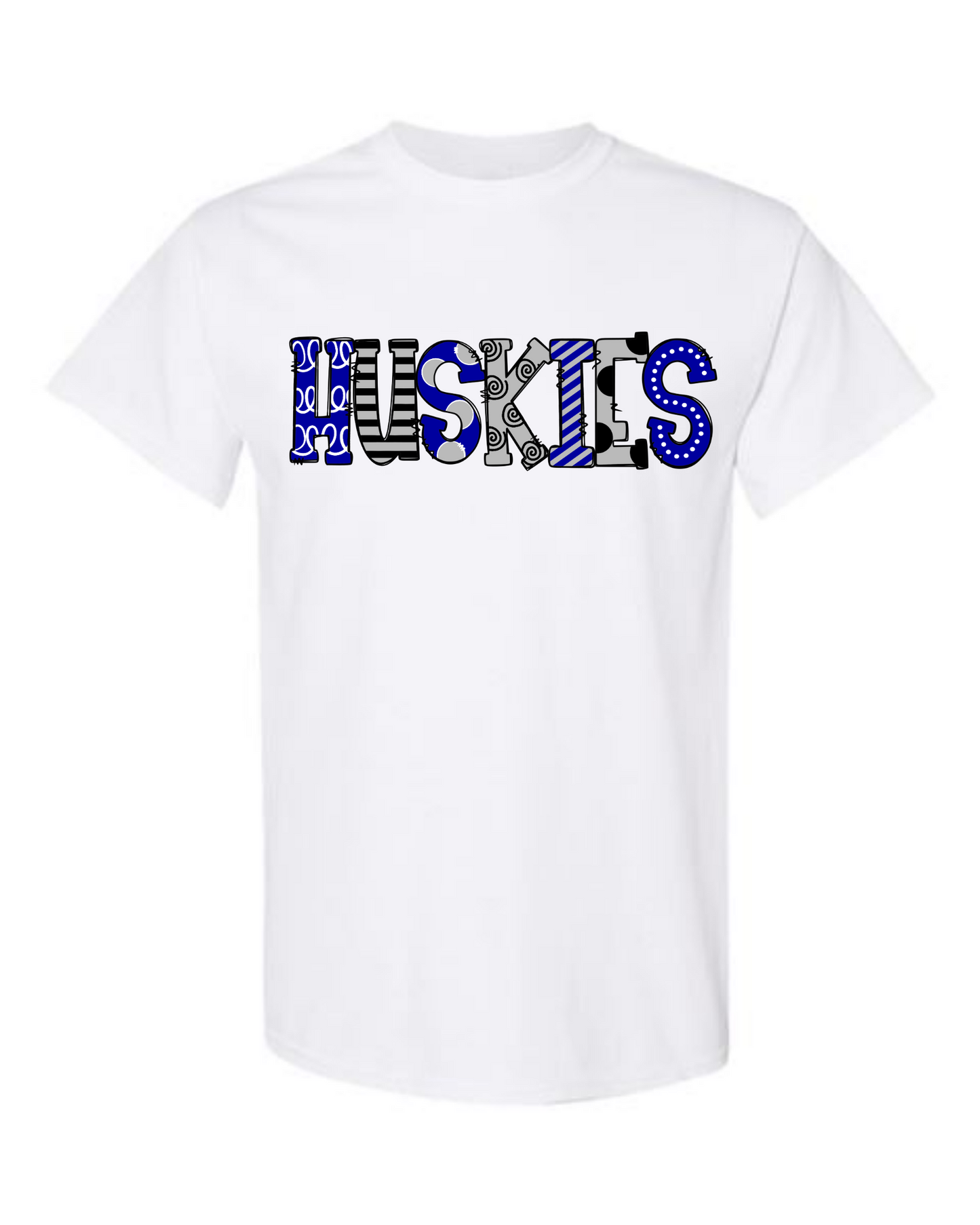 Huskies Doodle Tshirt