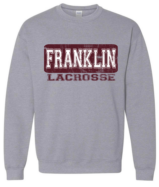 Distressed Franklin Lacrosse Sweatshirt