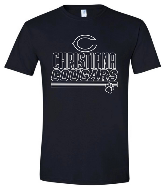 Christiana Cougars Paw Tshirt