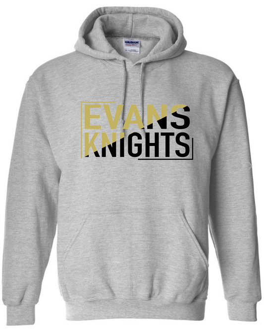 Evans Knights Split Color Hoodie