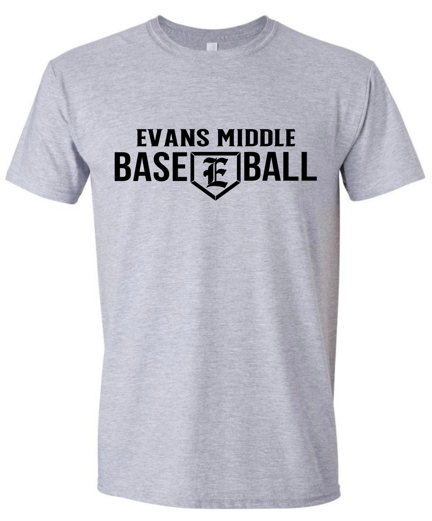 Evans Logo E Baseball Tshirt