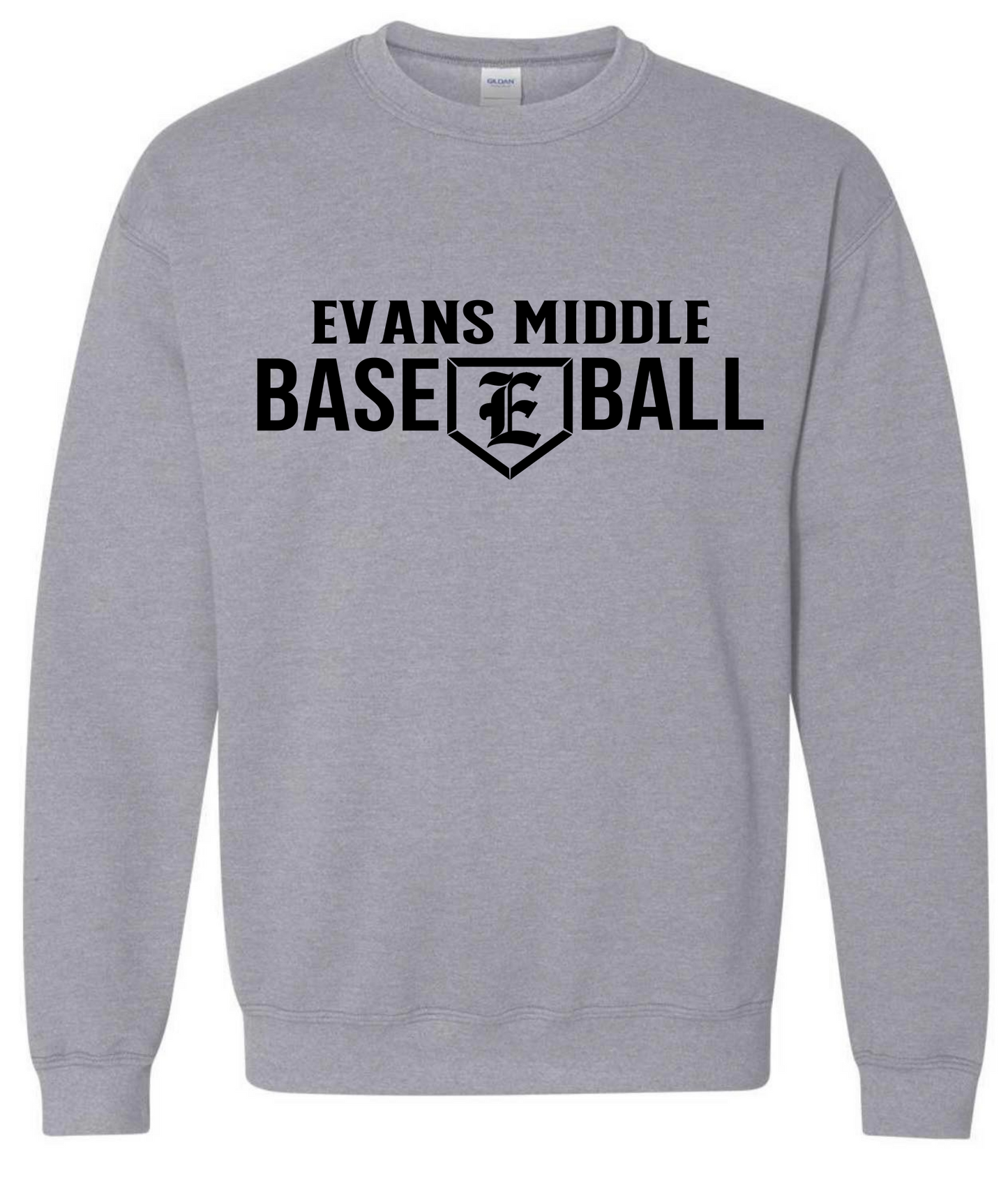 Evans Logo E Baseball Sweatshirt