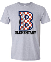 Load image into Gallery viewer, Blackman Elementary Checkerboard Tshirt

