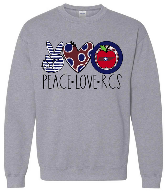 Peace Love RCS Sweatshirt
