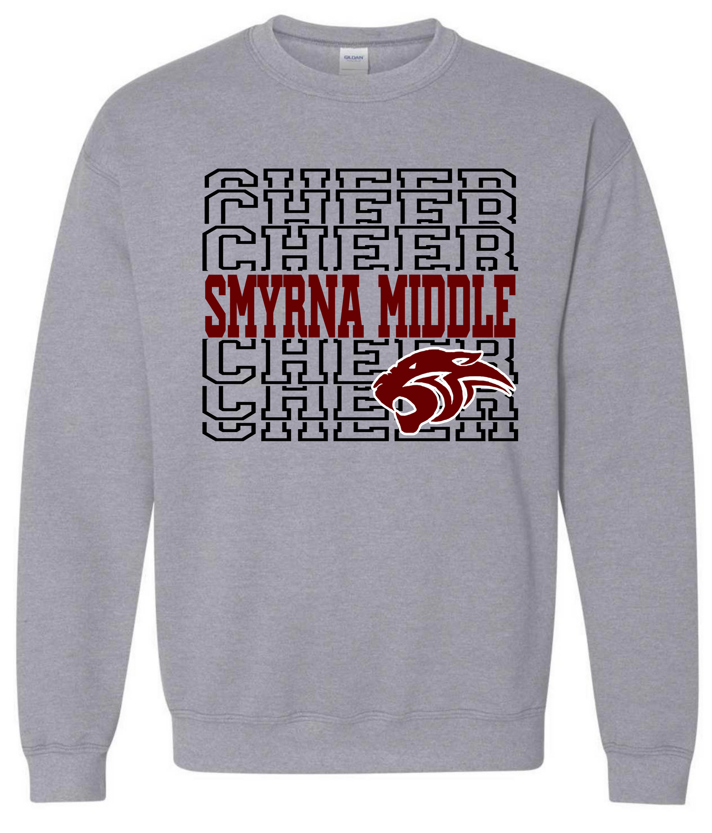 Smyrna Middle Cheer Logo Sweatshirt