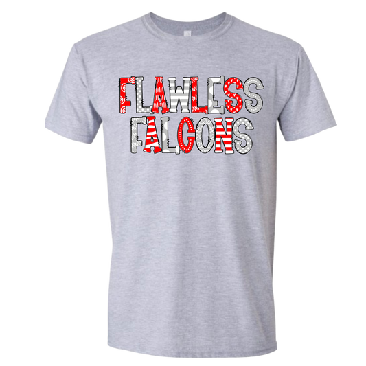 Flawless Falcons Doodle Tshirt
