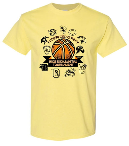 2025 RCS Middle School Basketball Tournament Tshirt