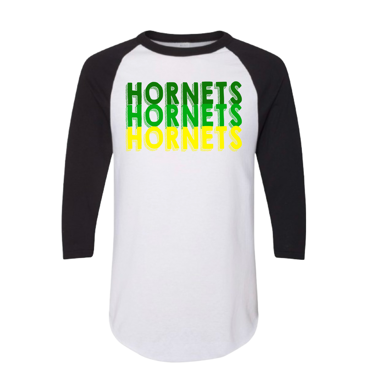 Hornets Colorful Repeat Raglan