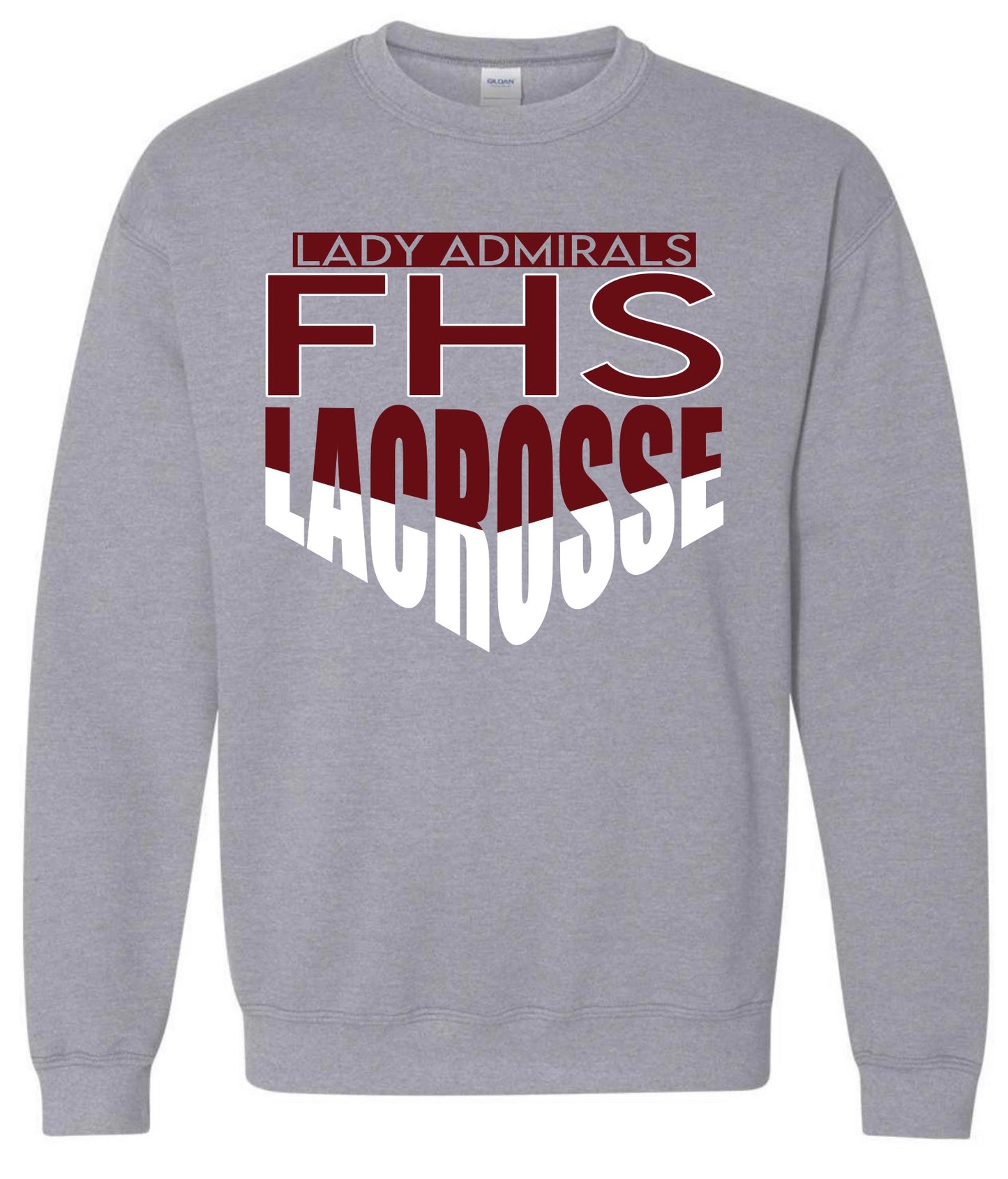 Lady Admirals Two Tone Lacrosse Sweatshirt