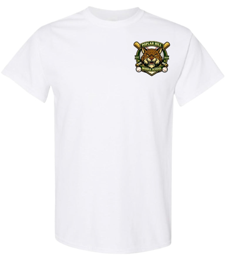 **LIMITED EDITION** PHMS Baseball Roster Tshirt