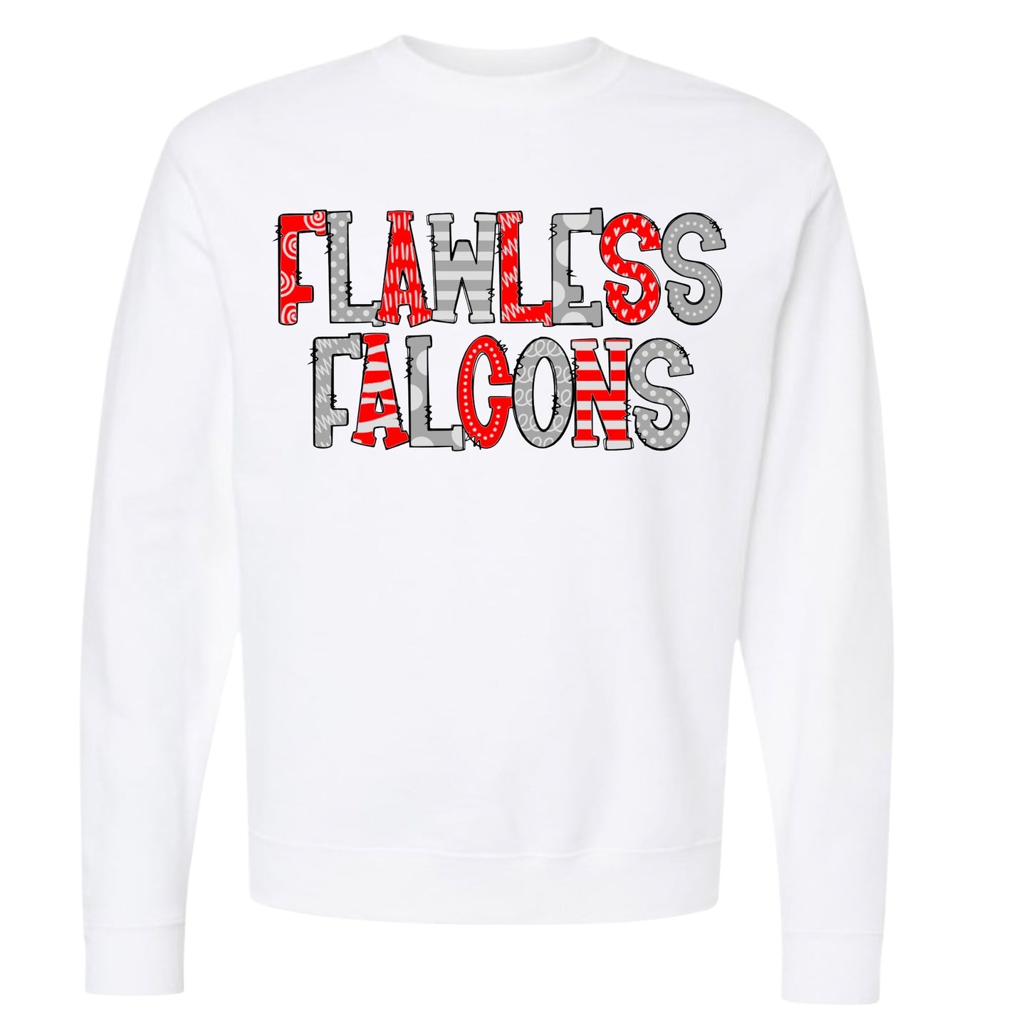 Flawless Falcons Doodle Sweatshirt