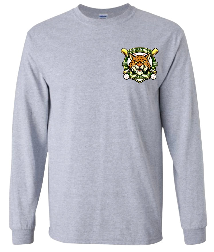 **LIMITED EDITION** PHMS Baseball Roster Longsleeve Tshirt
