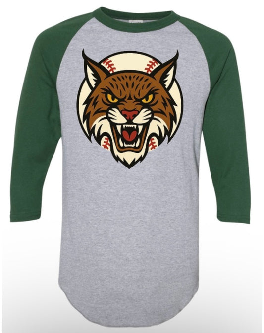 PHMS Bobcat Baseball Raglan