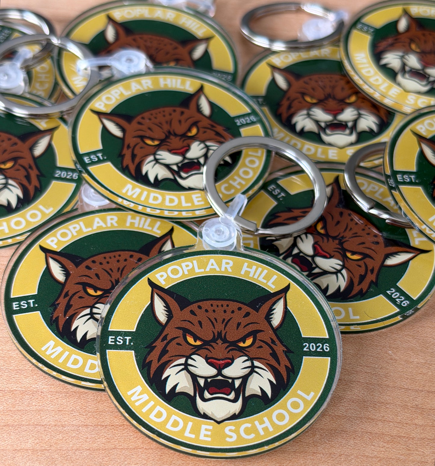 Poplar Hill Middle Keychain/Backpack Tag