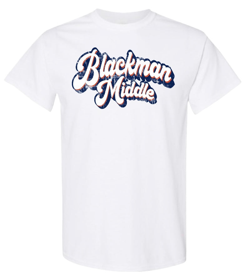 Blackman Middle Retro Tshirt