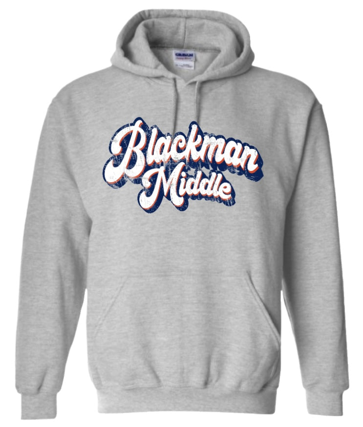 Blackman Middle Retro Hoodie