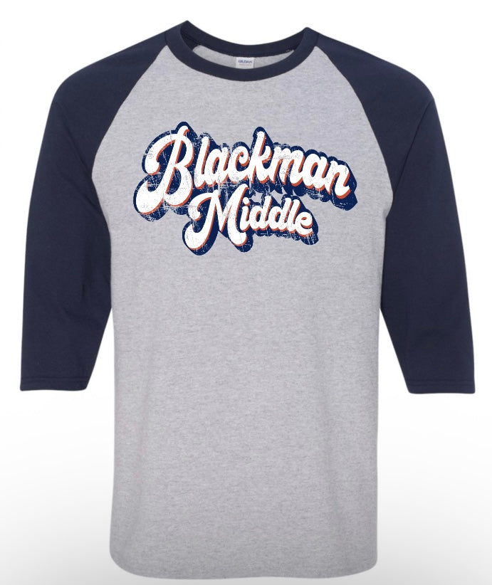 Blackman Middle Retro Raglan