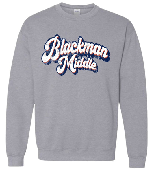 Blackman Middle Retro Sweatshirt