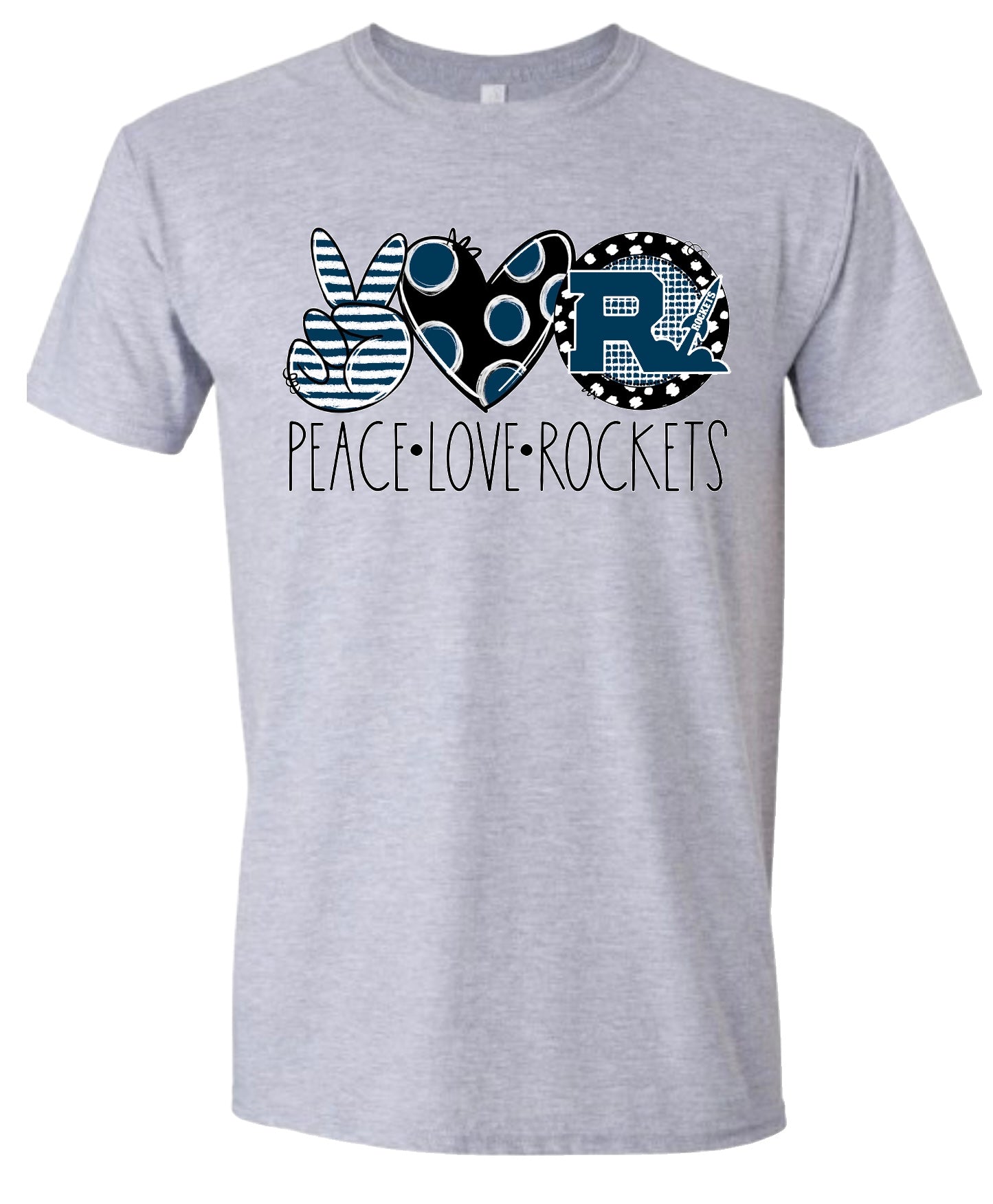 Peace Love Rockets Tshirt