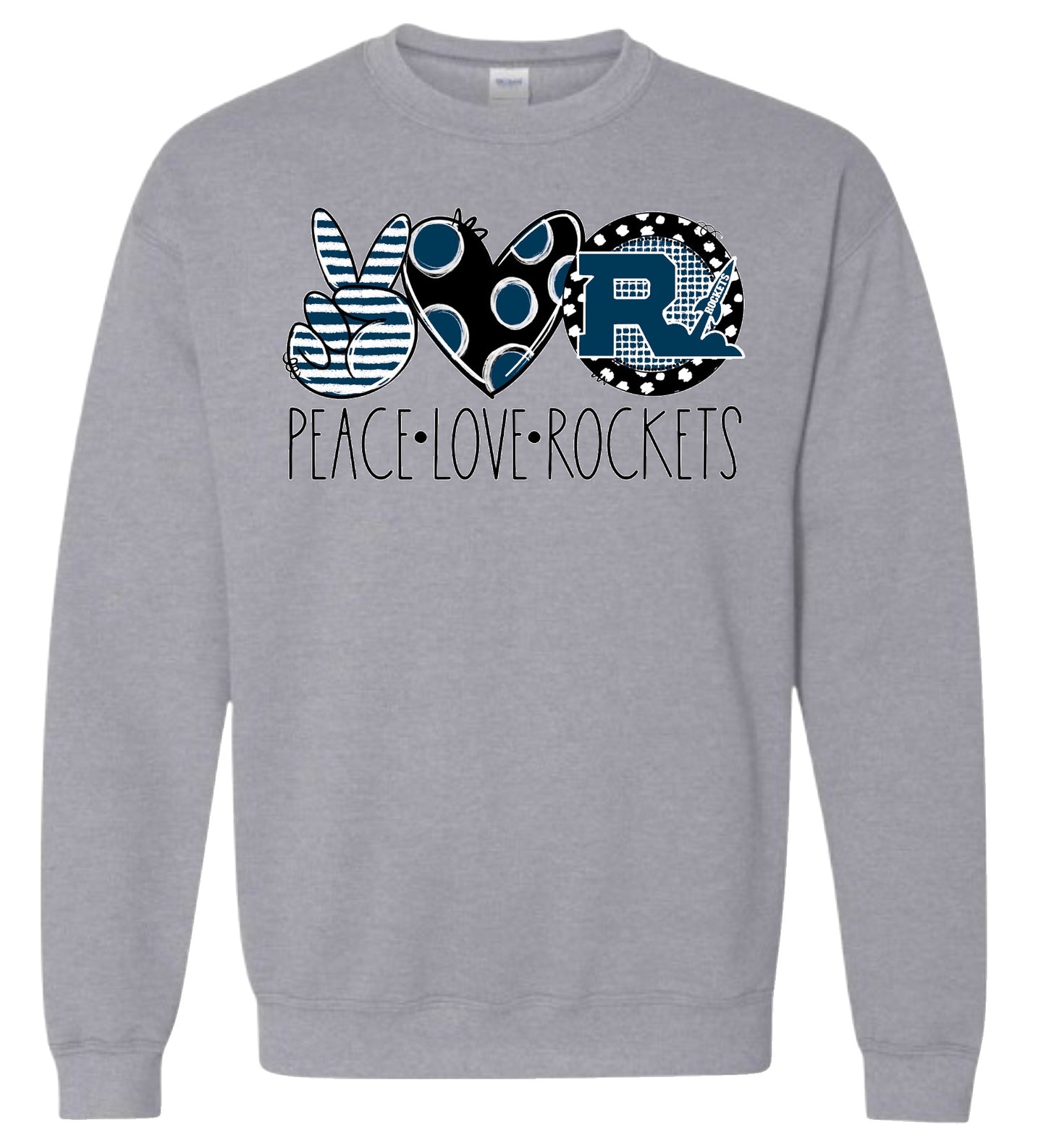 Peace Love Rockets Sweatshirt
