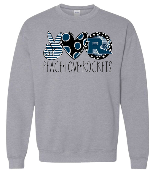 Peace Love Rockets Sweatshirt