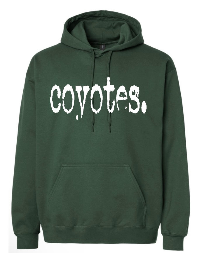 Coyotes Typography Hoodie