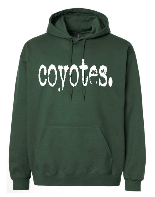 Coyotes Typography Hoodie