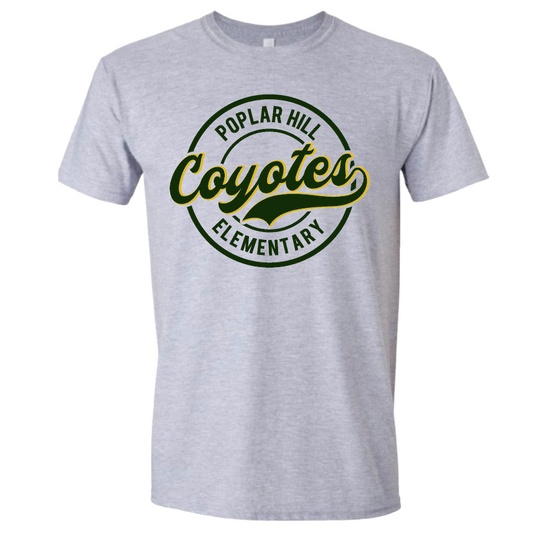 Poplar Hill Elementary Circle Tshirt