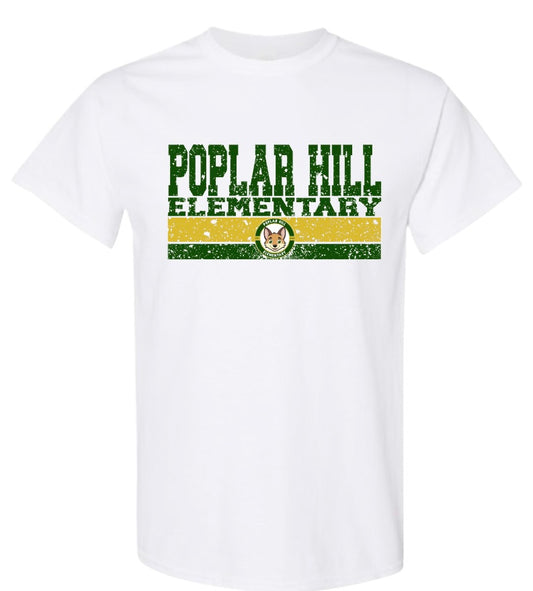 Poplar Hill Elementary Logo Varsity Tshirt