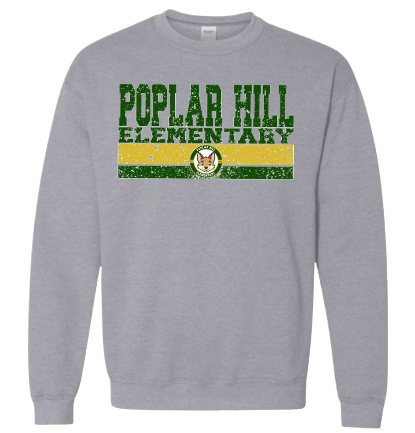 Poplar Hill Elementary Logo Varsity Sweatshirt