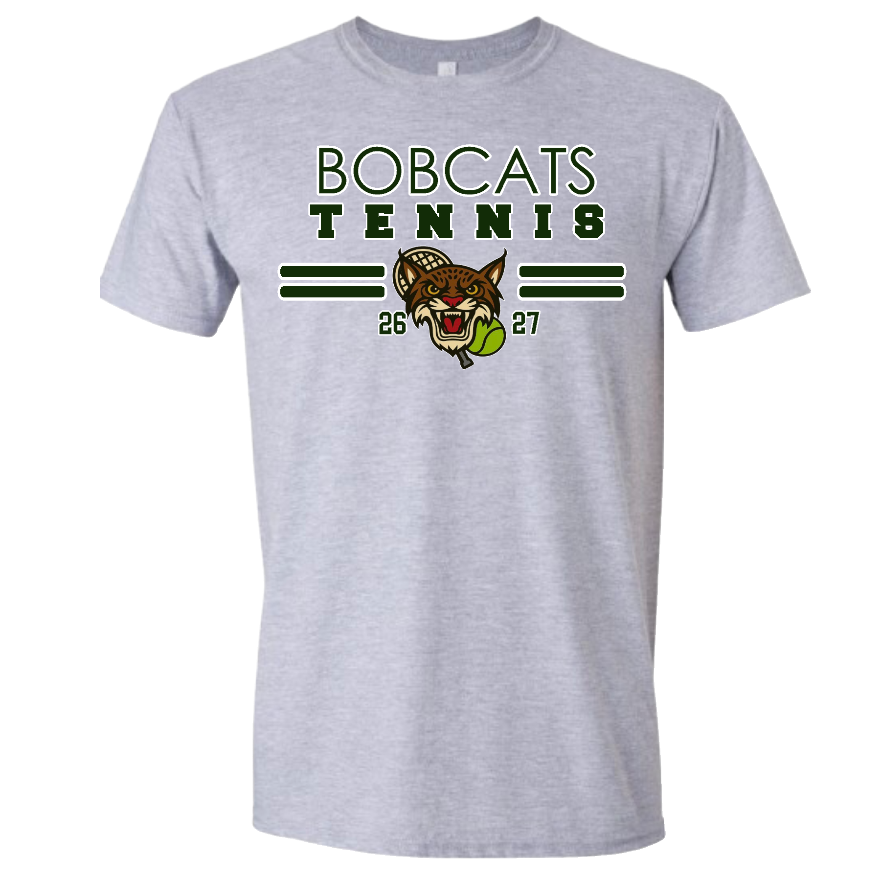 Bobcats Tennis Stripe Tshirt