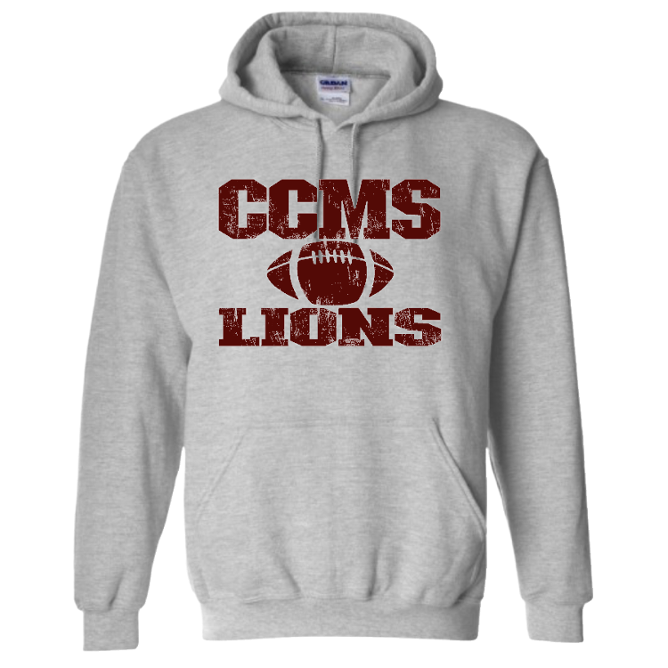 CCMS Lions Football Hoodie