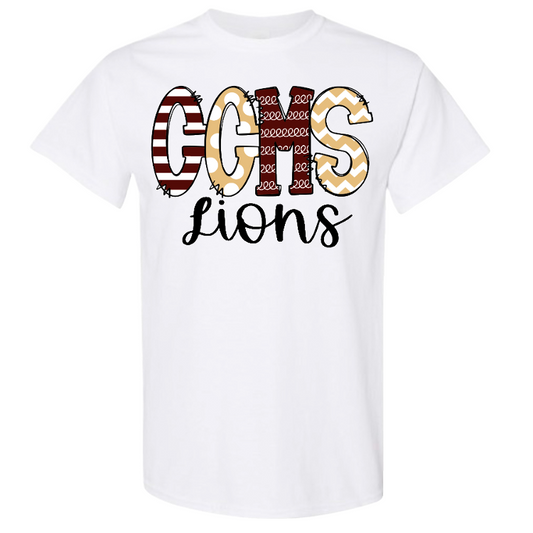 CCMS Lions Doodle Tshirt