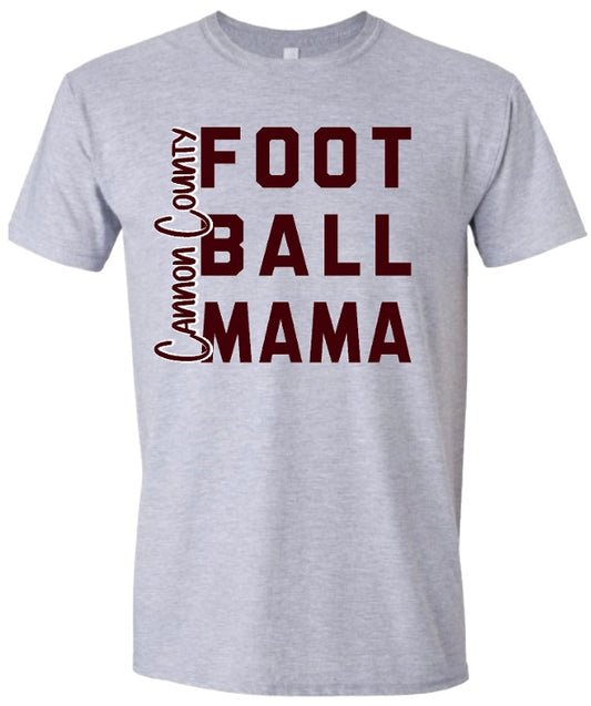 Cannon County Football Mama Tshirt