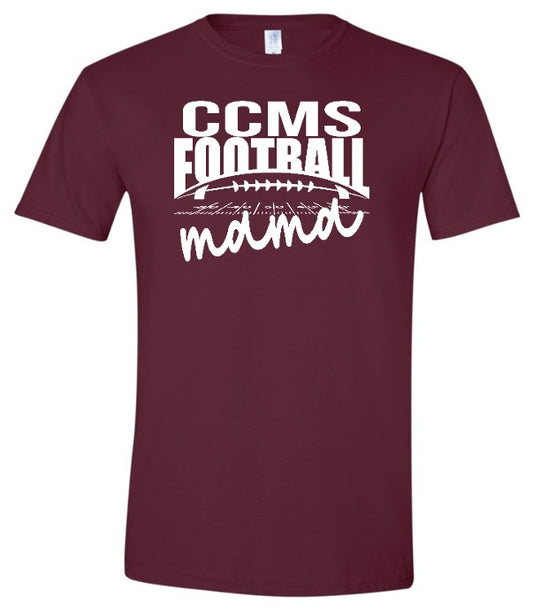 CCMS Football Mama Tshirt