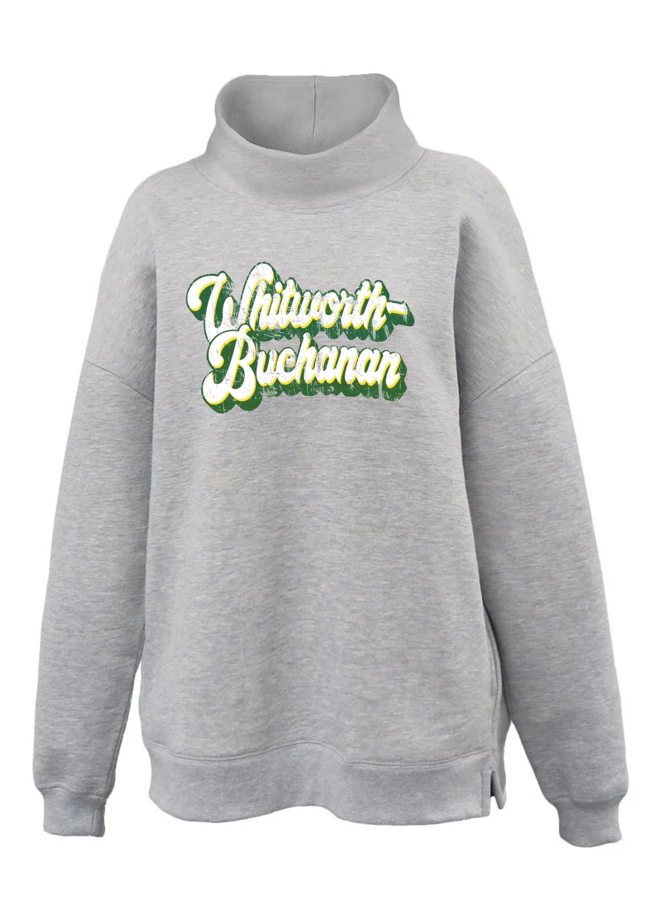 **LIMITED EDITION** Whitworth-Buchanan Retro Mock Neck Sweatshirt