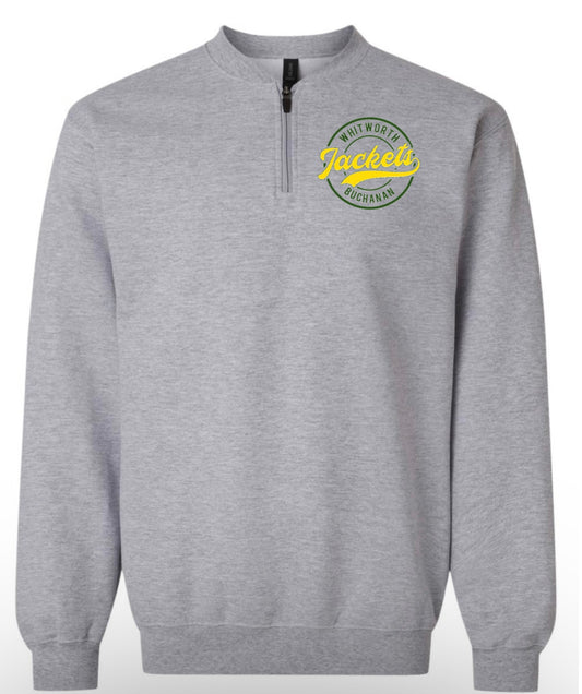 Whitworth Circle Quarter Zip Crewneck