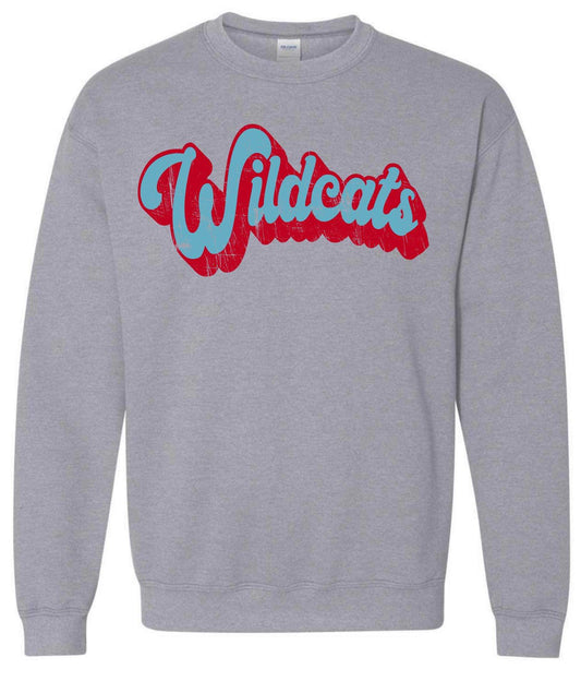 Wildcats Distressed Sweatshirt
