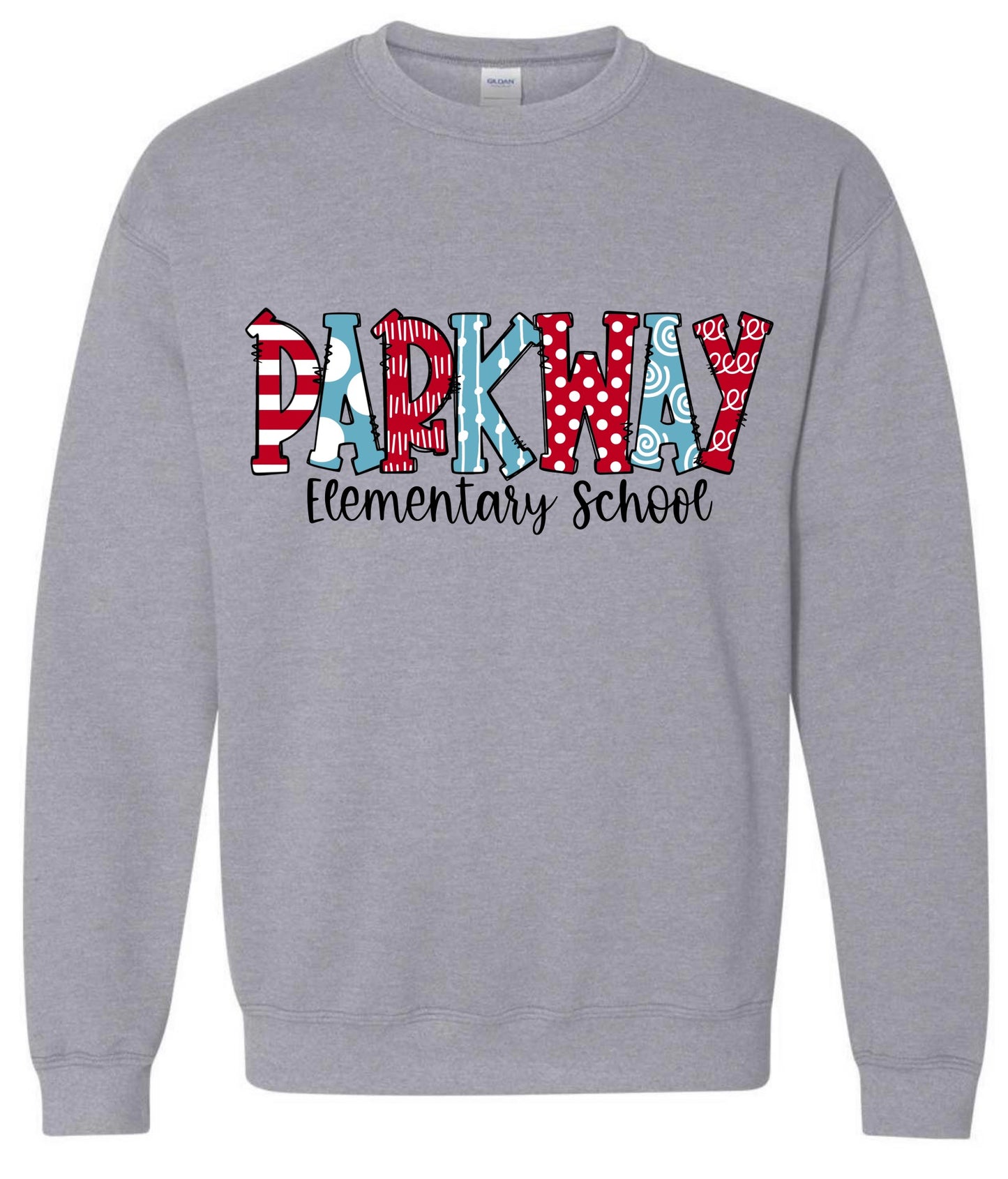 Parkway Elementary Doodle Sweatshirt