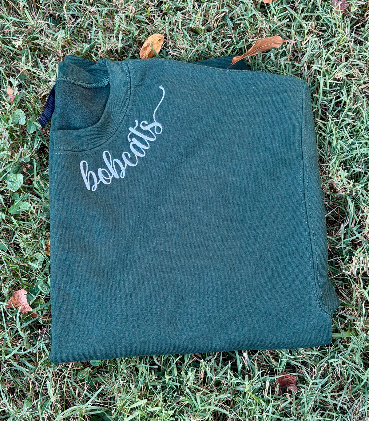 **LIMITED EDITION** Bobcats Embroidered Neckline Sweatshirt