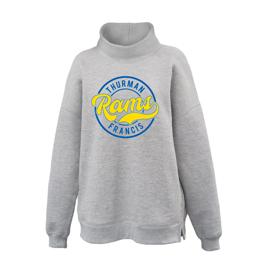 *LIMITED EDITION* Rams Circle Mock Neck Sweatshirt