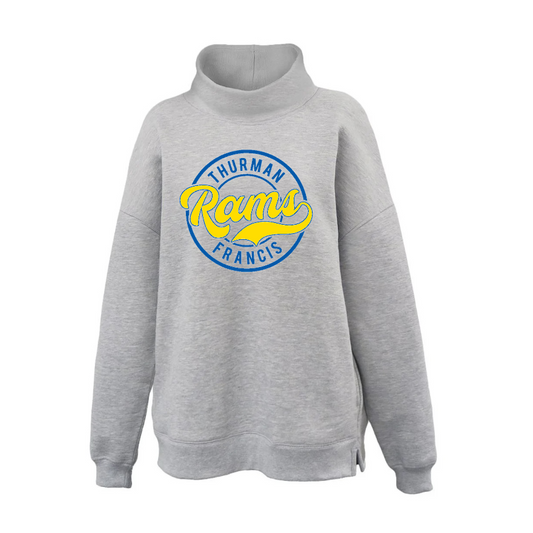 *LIMITED EDITION* Rams Circle Mock Neck Sweatshirt