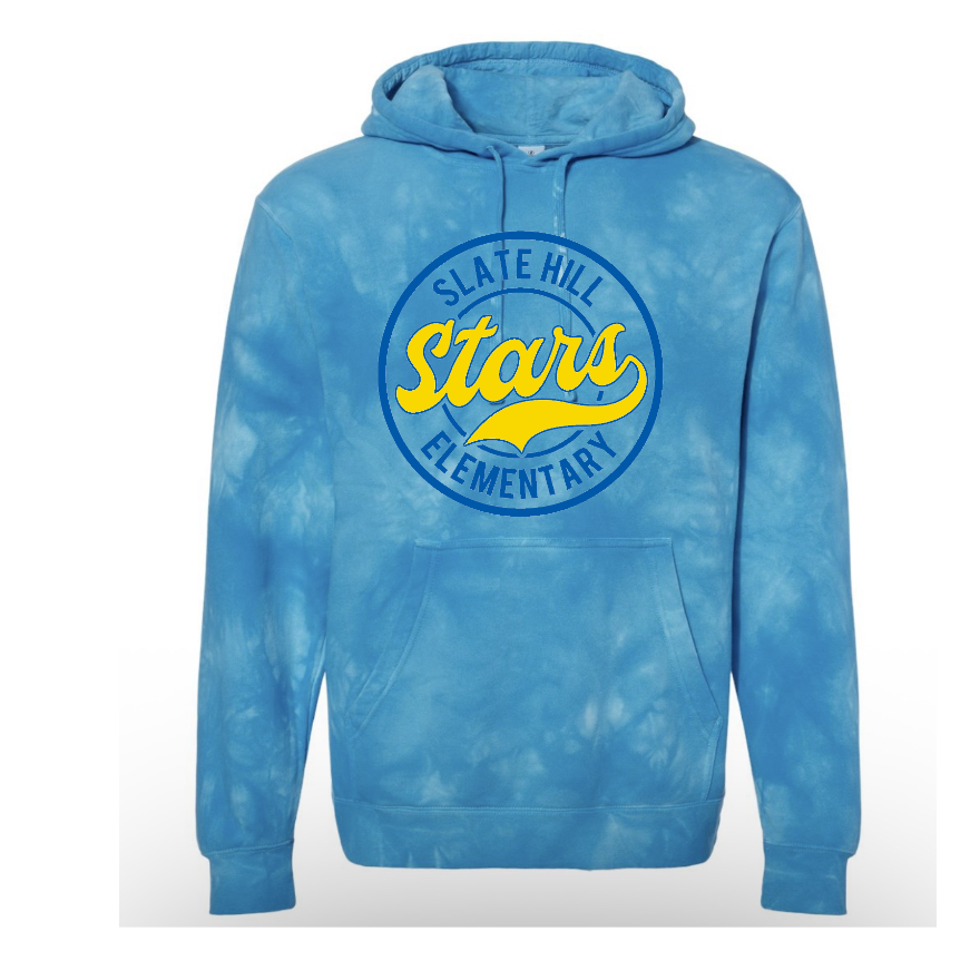 **LIMITED EDITION** Stars Circle Tie Dye Hoodie