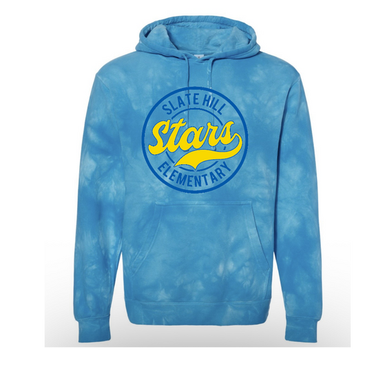 **LIMITED EDITIONS** Stars Circle Tie Dye Hoodie