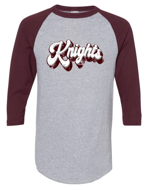 Knights Retro Raglan