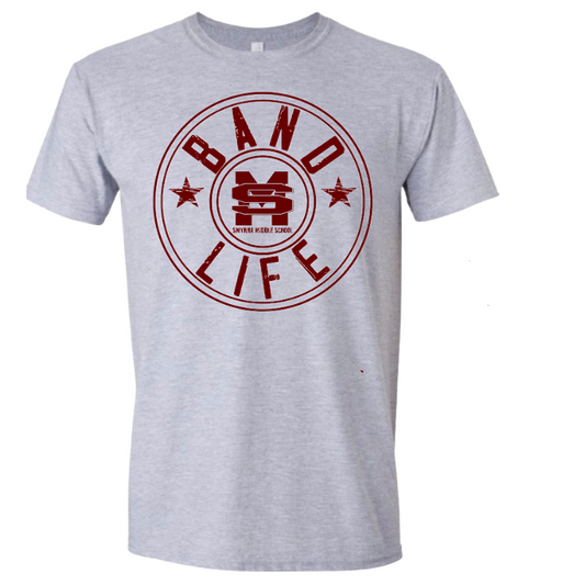 SMS Logo Band Life Tshirt