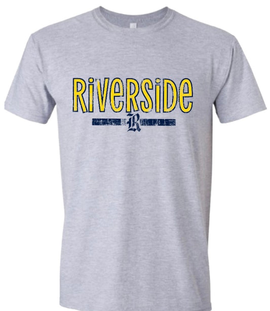 Distressed Riverside Logo Tshirt