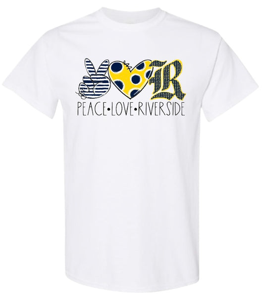 Peace Love Riverside Tshirt
