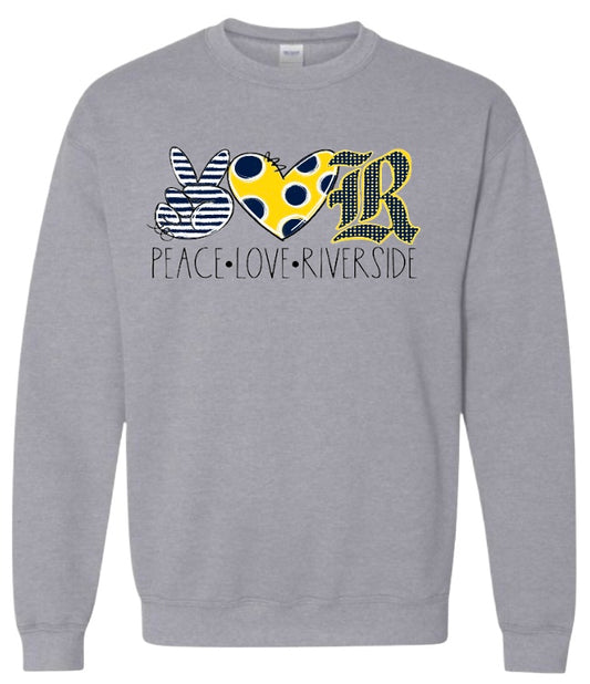 Peace Love Riverside Sweatshirt