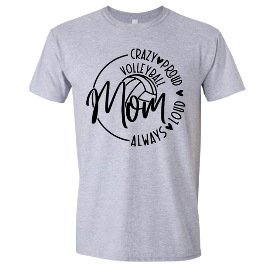 Mom Volleyball Tshirt